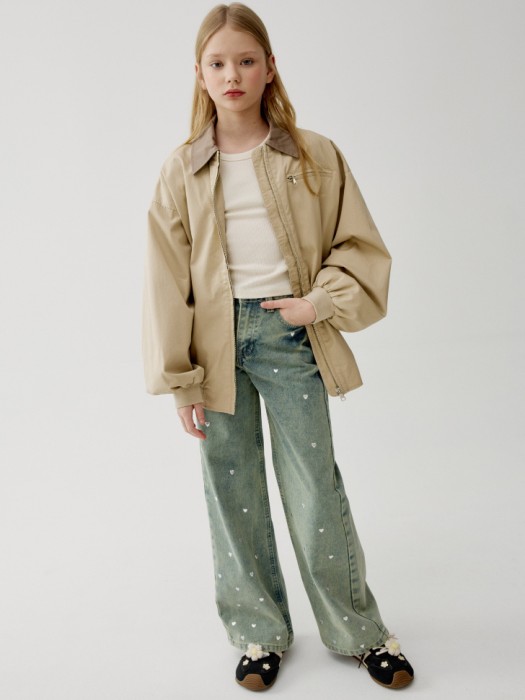 бомбер оверсайз с воротником от бренда sela вид слева