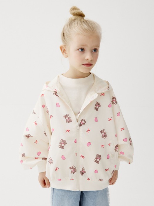 бомбер с капюшоном для девочек 4610517646958 фотография