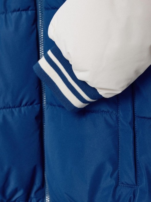 бомбер в стиле преппи с капюшоном детский универсального стиля с лицевой стороны