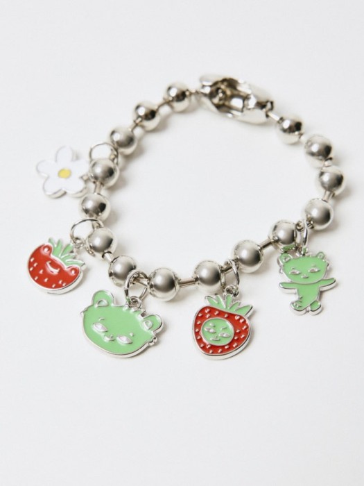 браслет с подвесками «вигге» для девочек от бренда sela вид слева