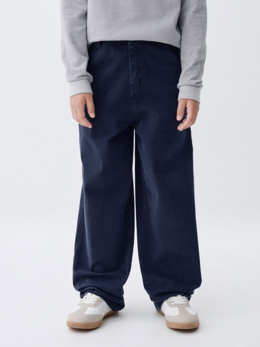 брюки carpenter для мальчиков от бренда sela вид слева