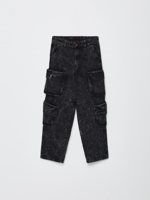 брюки джинсовые для девочек по цене 2999 руб вид справа