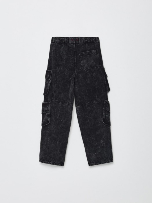 брюки джинсовые для девочек из россии вид сбоку