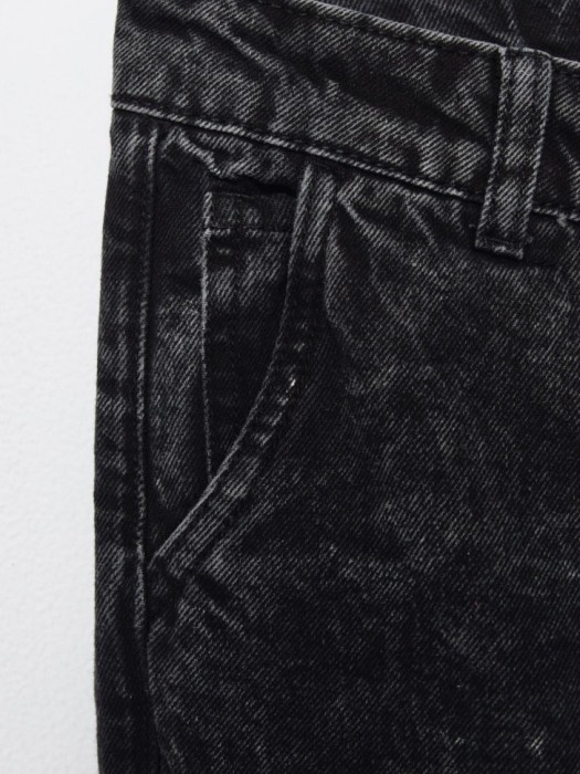 брюки джинсовые для девочек из проверенных материалов спереди