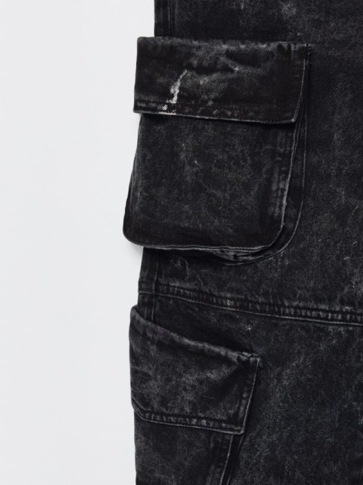 брюки джинсовые для девочек универсального стиля с лицевой стороны