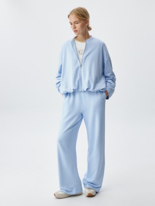 брюки из футера от бренда sela вид слева