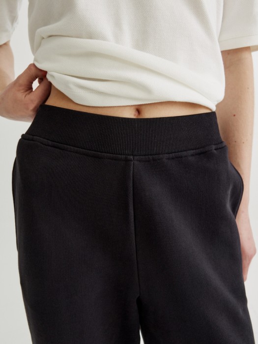 брюки из хлопкового футера из россии вид сбоку