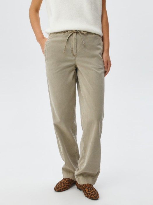 брюки из смесового тенселя 4680798090153 фотография