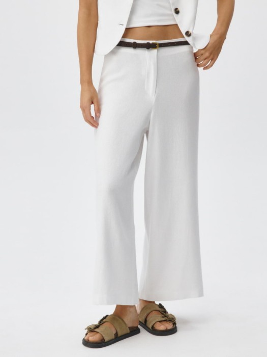 брюки из смесовой вискозы и льна 4680704936087 фотография