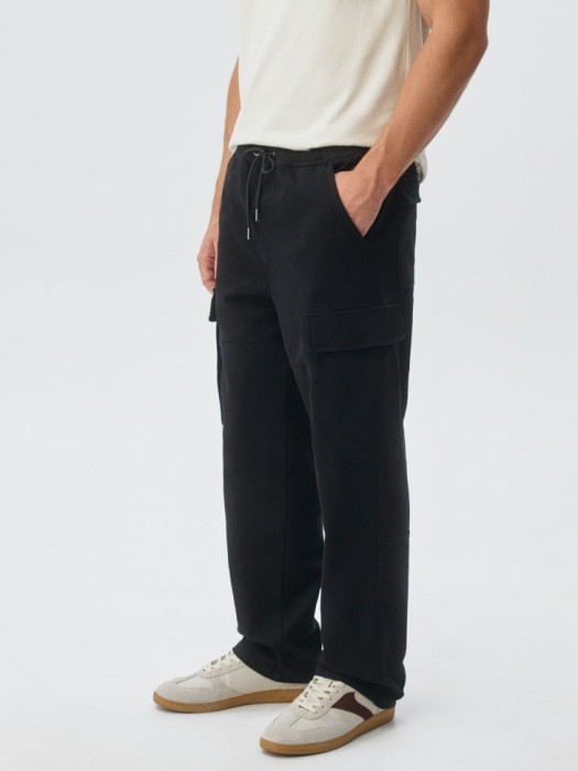 брюки карго из смесового хлопка из россии вид сбоку