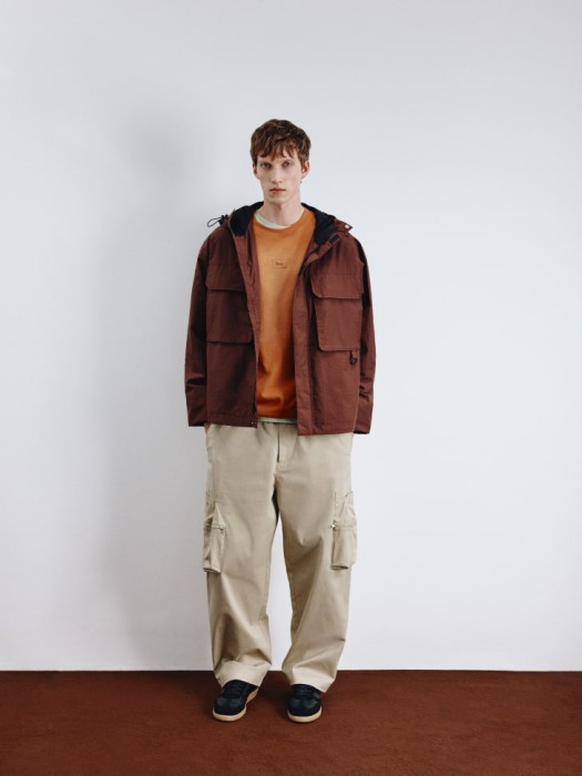 брюки карго из смесового хлопка от бренда sela вид слева