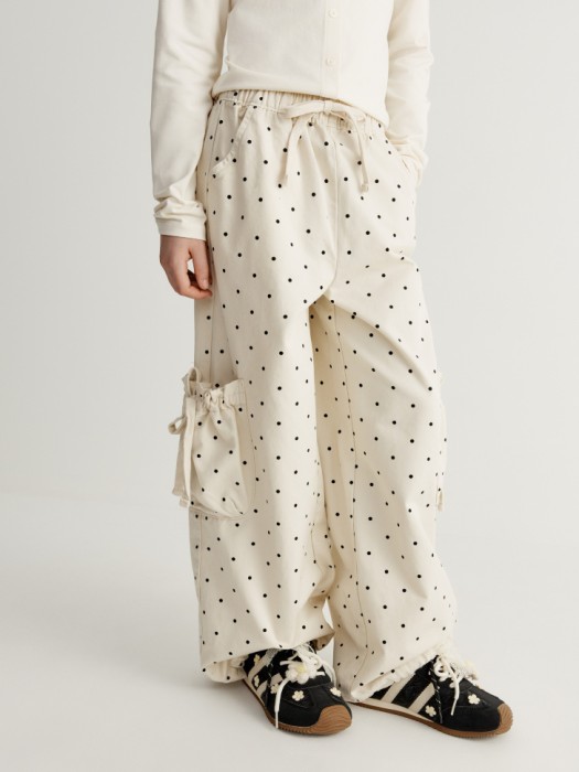 брюки карго в горошек для девочек 4610517575647 фотография