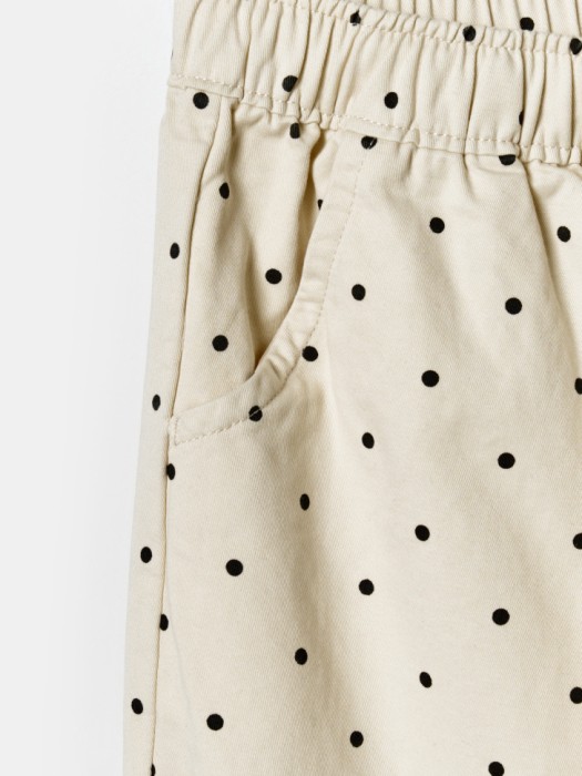 брюки карго в горошек для девочек из россии вид сбоку