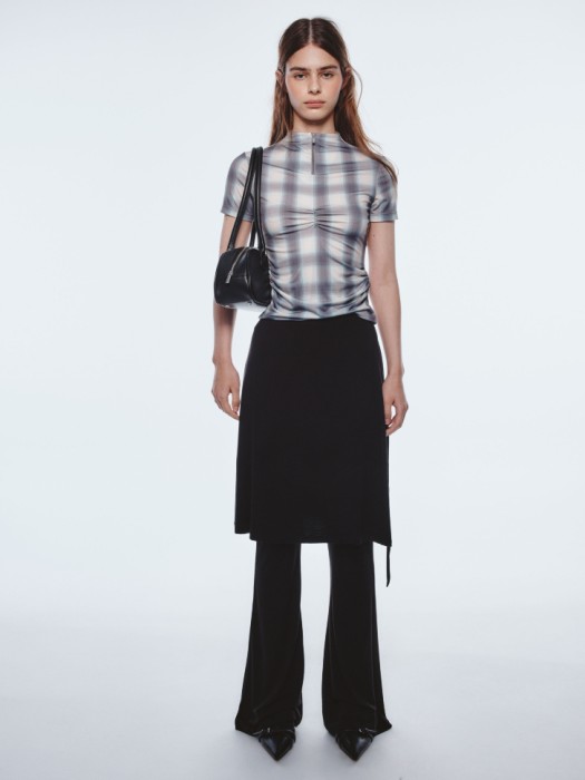 брюки клеш с баской из линейки  young 4610517303363 фотография