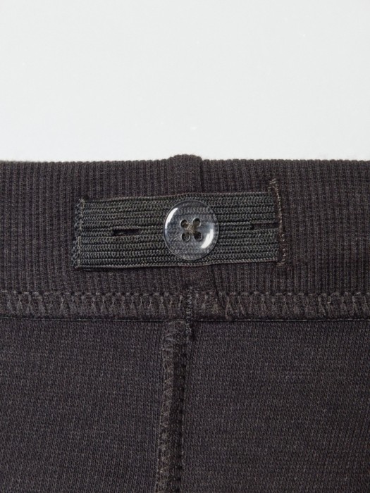 брюки клеш с разрезами для девочек из трикотажа спереди