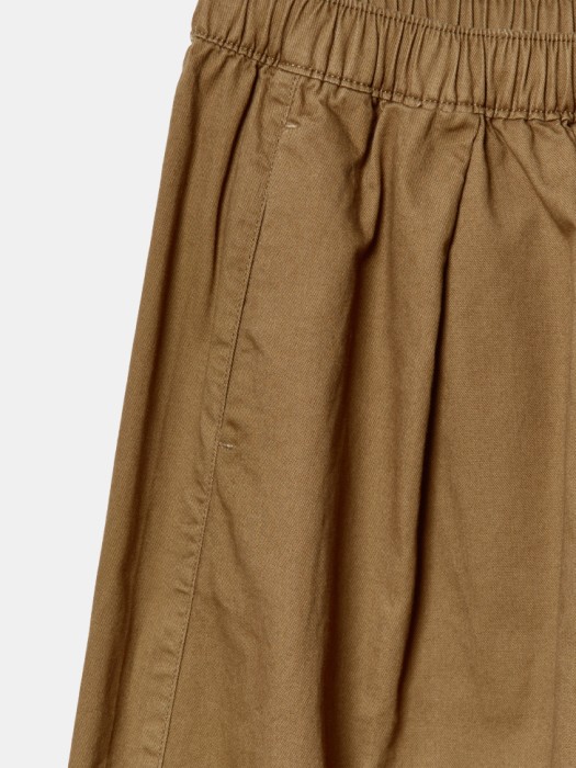 брюки о-силуэта из твила для девочек из россии вид сбоку