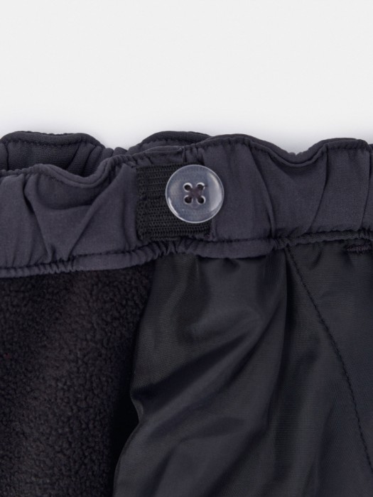 брюки-парашюты из softshell на флисе для мальчиков из флиса спереди