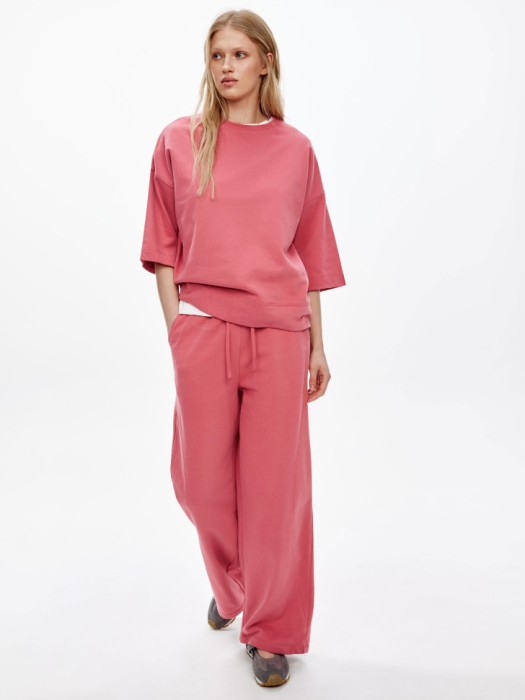 брюки прямые из футера 4640611009533 фотография