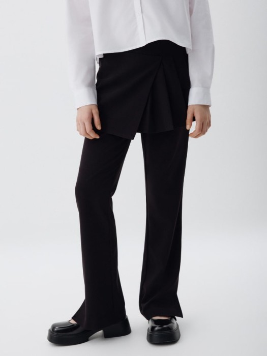 брюки с декоративной юбкой для девочек 4680798434230 фотография