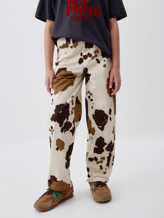 брюки с коровьим принтом для девочек 4680798515731 фотография