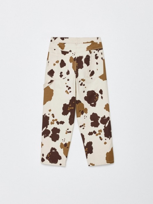 брюки с коровьим принтом для девочек по цене 1299 руб вид справа