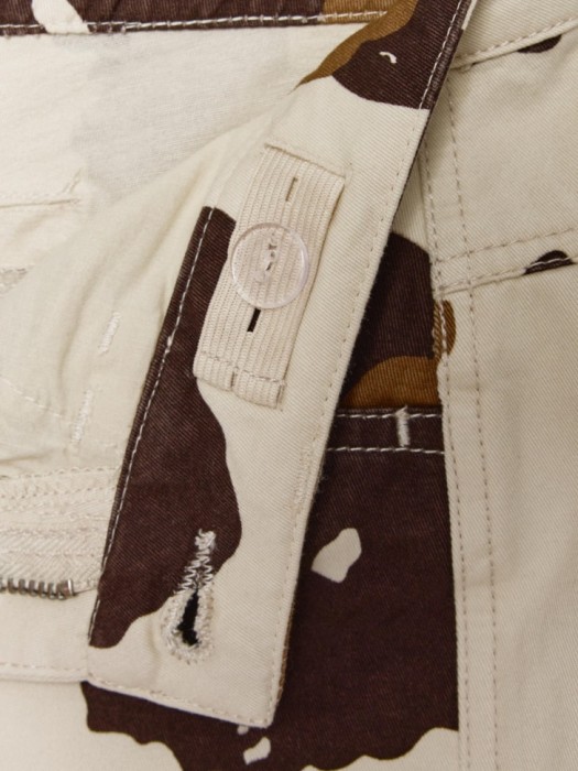 брюки с коровьим принтом для девочек из хлопка спереди