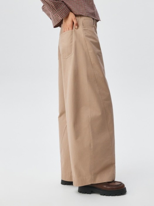 брюки слоучи из хлопка по цене 2599 руб вид справа