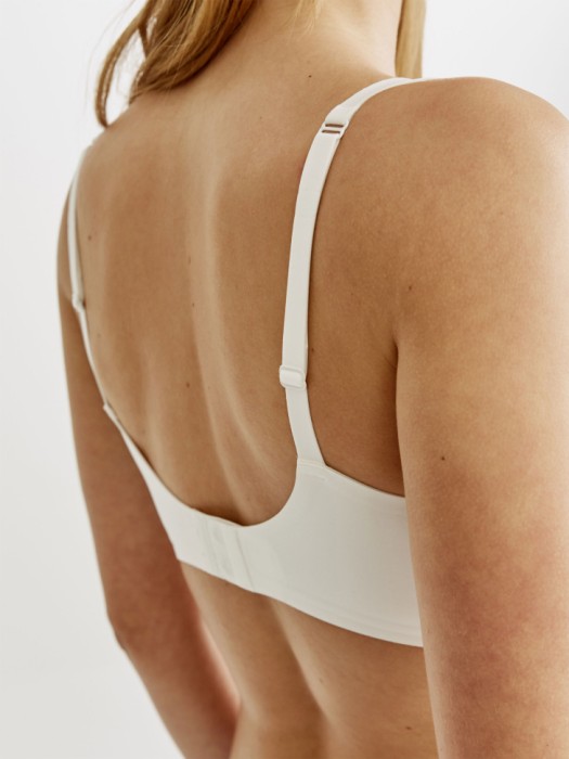 бюстгальтер без косточек из шелковистой микрофибры по цене 2199 руб вид справа