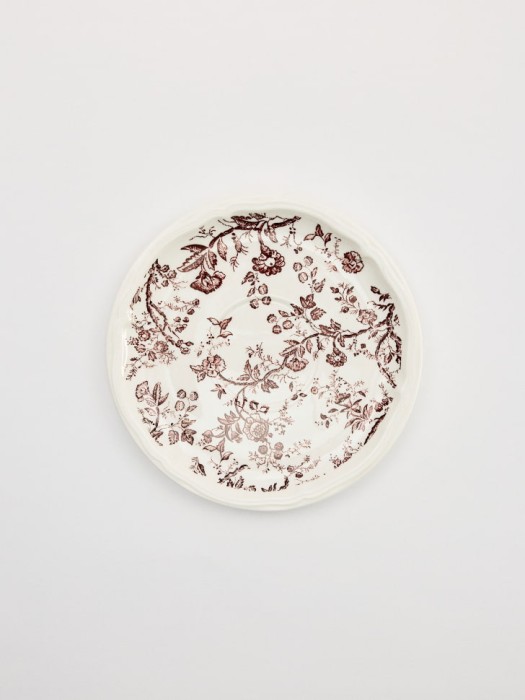 чайная пара из фарфора с цветочным узором по цене 999 руб вид справа