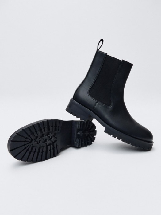 челси из натуральной кожи классического стиля с лицевой стороны