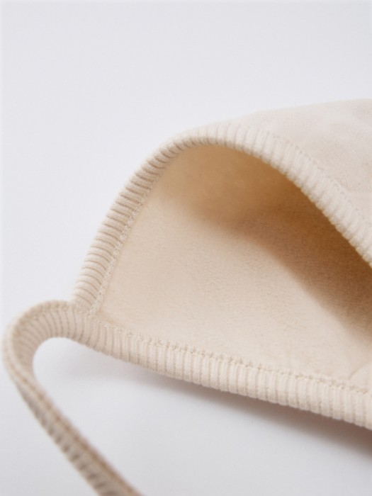 чепчик из хлопка с ушками для малышей из россии вид сбоку