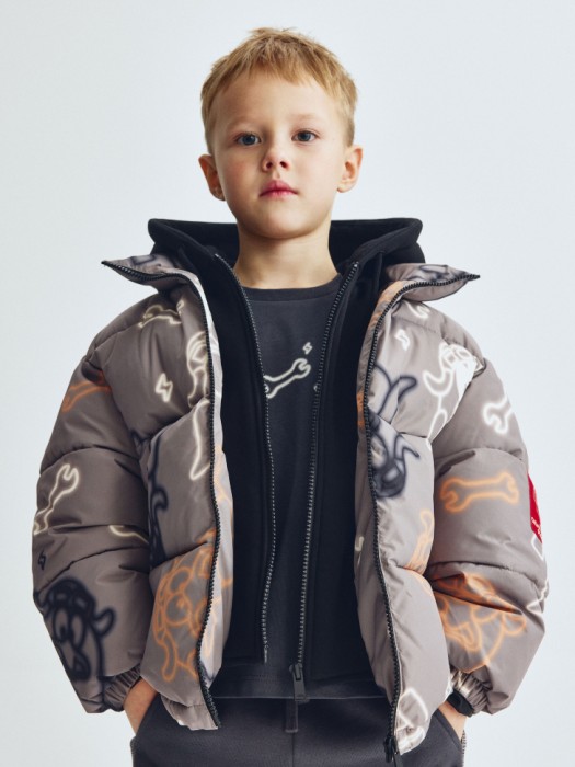 демисезонная куртка для мальчиков с принтом  x смешарики 4610517144799 фотография