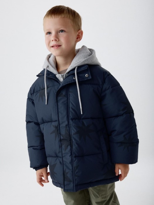 демисезонная куртка с трикотажным капюшоном для мальчиков 4680704871425 фотография