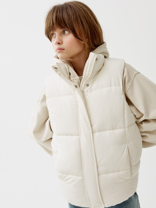 демисезонный стеганый жилет для девочек 4610517420954 фотография