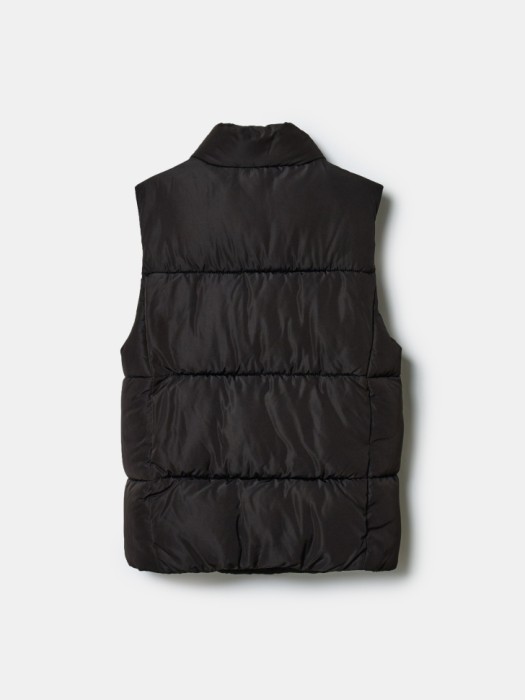 демисезонный стеганый жилет для девочек из россии вид сбоку