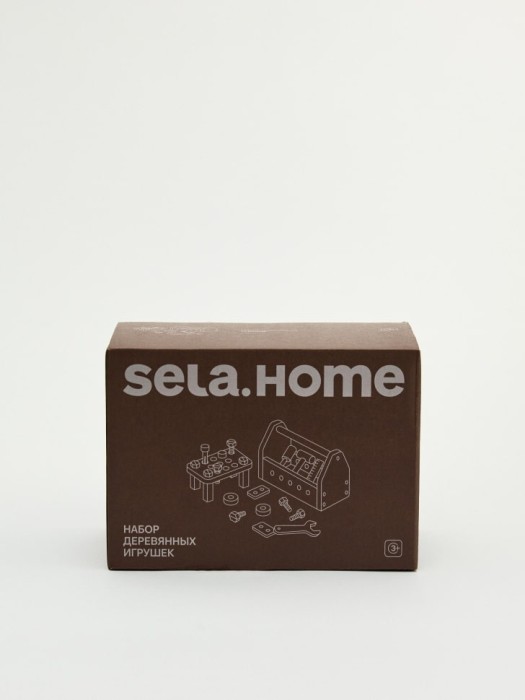 деревянный игрушечный набор «инструменты» для детей по цене 3599 руб вид справа