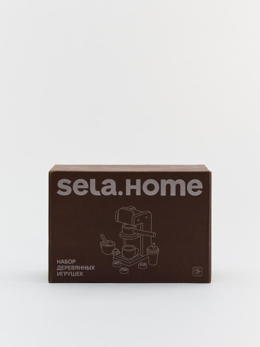деревянный игрушечный набор «кофемашина» для детей по цене 3599 руб вид справа