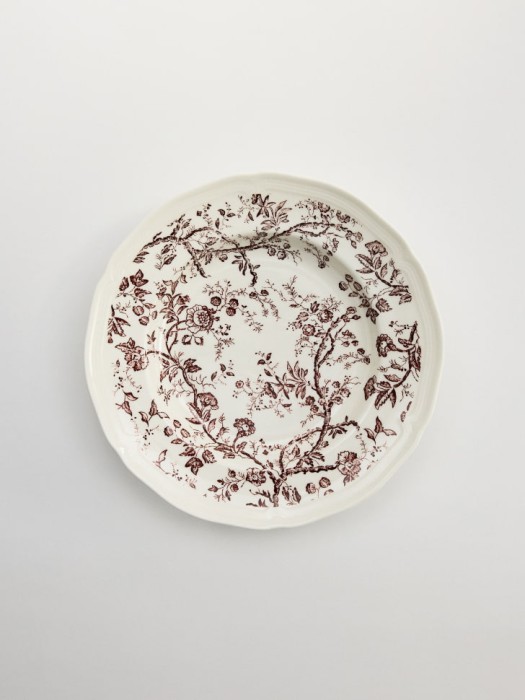 десертная тарелка из фарфора с цветочным узором 4610517251275 фотография