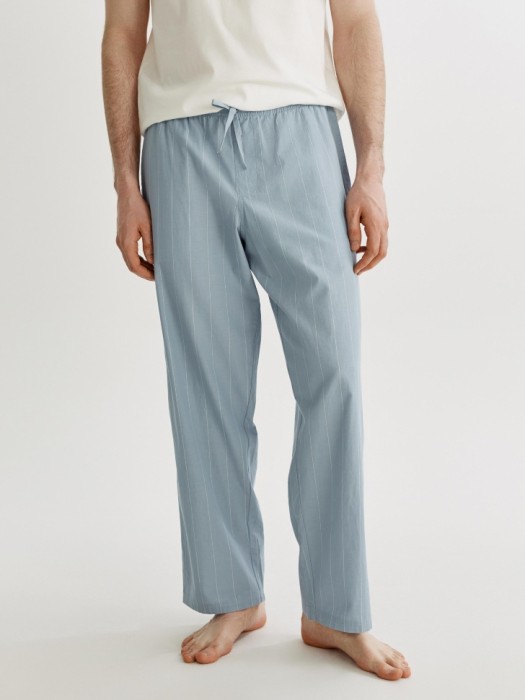 домашние брюки из хлопка от бренда sela вид слева