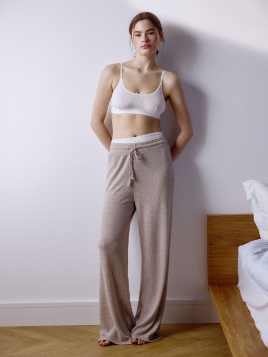 домашние брюки из вафельного трикотажа 4680798790985 фотография