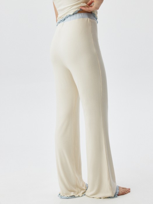 домашние брюки в рубчик по цене 1499 руб вид справа