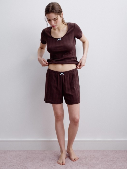 домашние шорты с рельефным узором 4610517328564 фотография