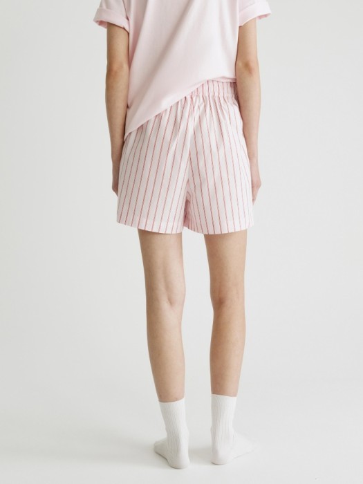 домашние шорты в полоску из россии вид сбоку