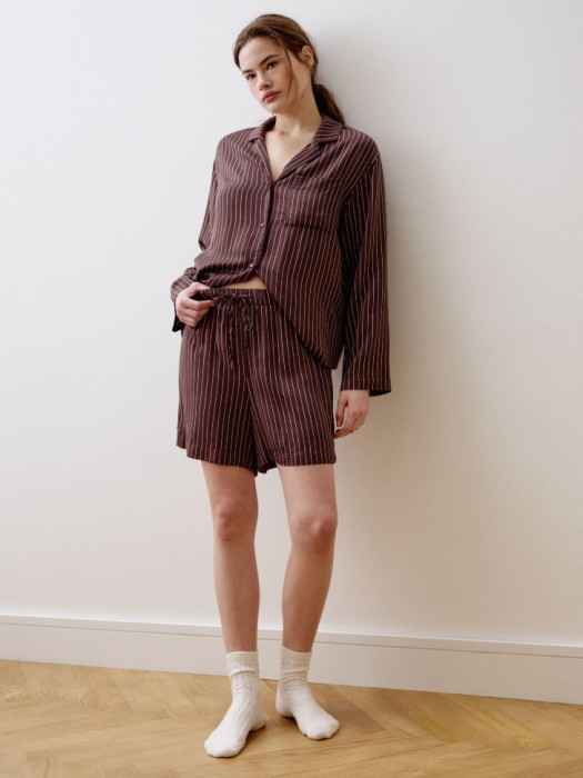 домашние шорты в полоску 4610517008725 фотография