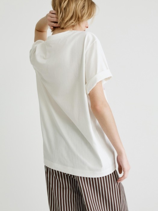 домашняя футболка оверсайз с принтом по цене 1399 руб вид справа