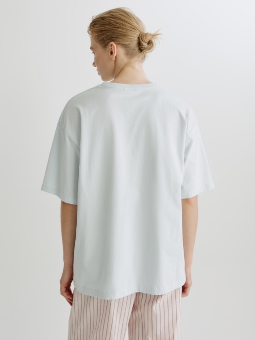 домашняя футболка оверсайз с принтом по цене 1599 руб вид справа