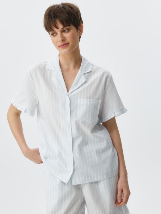 домашняя рубашка в полоску 4680704370157 фотография