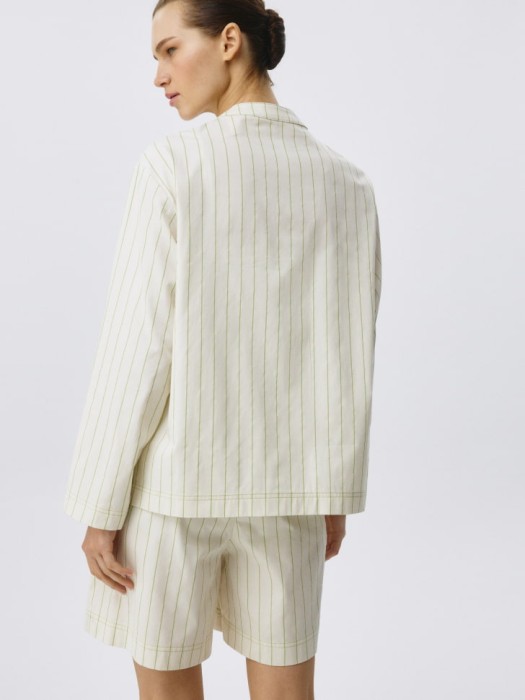 домашняя рубашка в полоску по цене 1199 руб вид справа