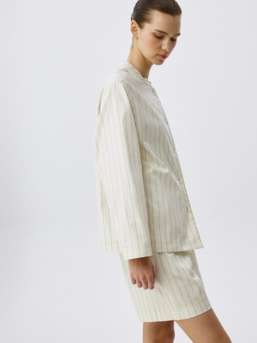 домашняя рубашка в полоску из россии вид сбоку