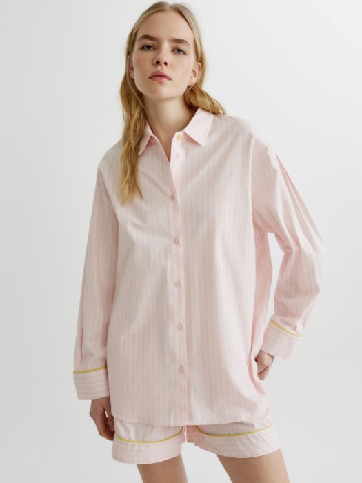 домашняя рубашка в полоску 4610517620521 фотография